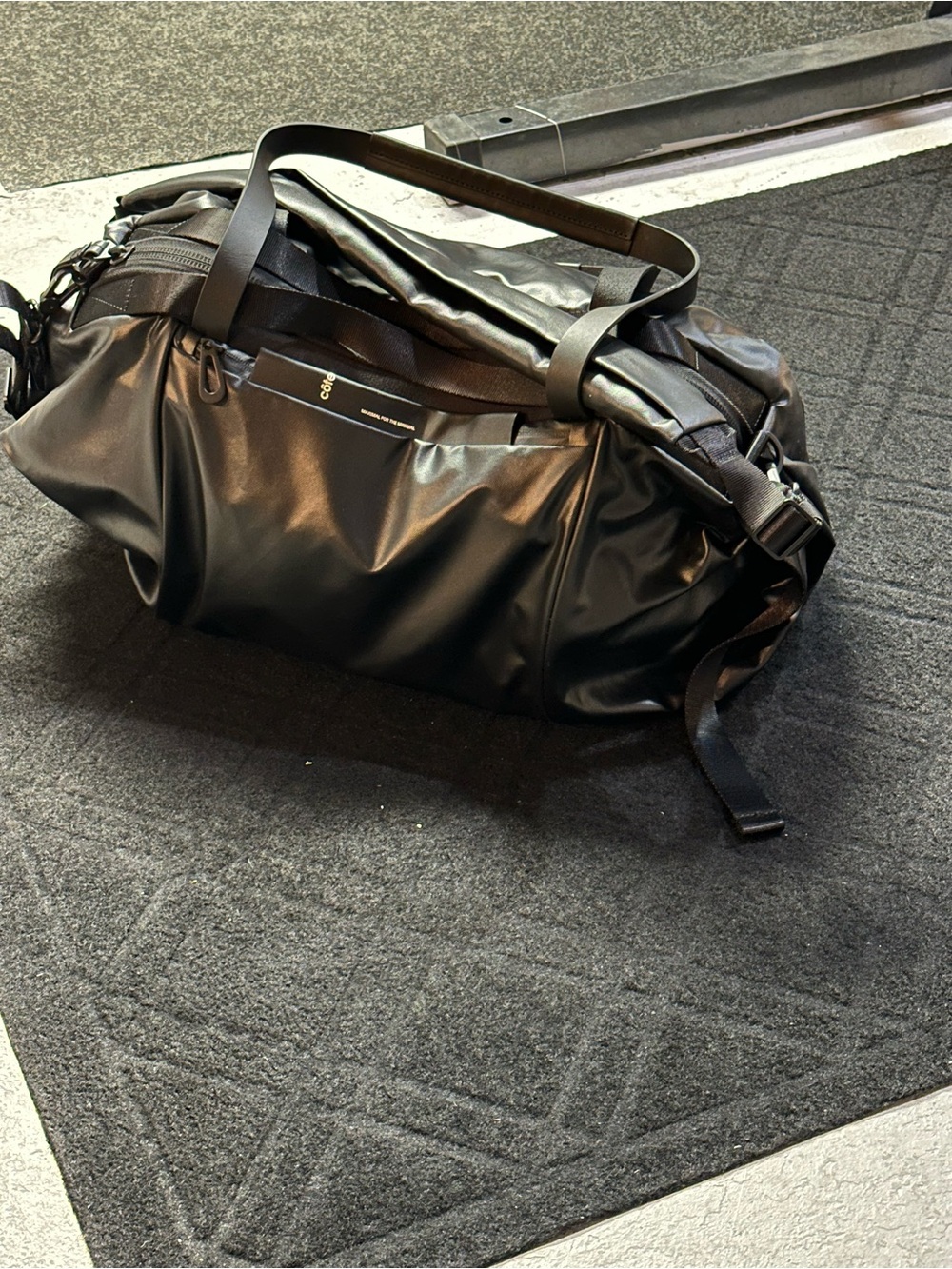 Cote & Ciel black Obion Raven duffle bag